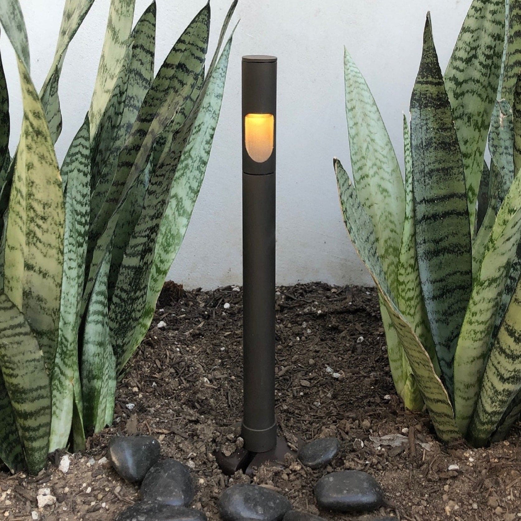 Baton Cast Solid Brass Path Light Landscape Lighting