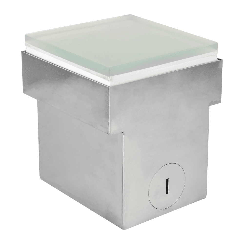 CRG30 Low Voltage In Ground RGB or WW LED Brick Paver Light Square IP67 Waterproof