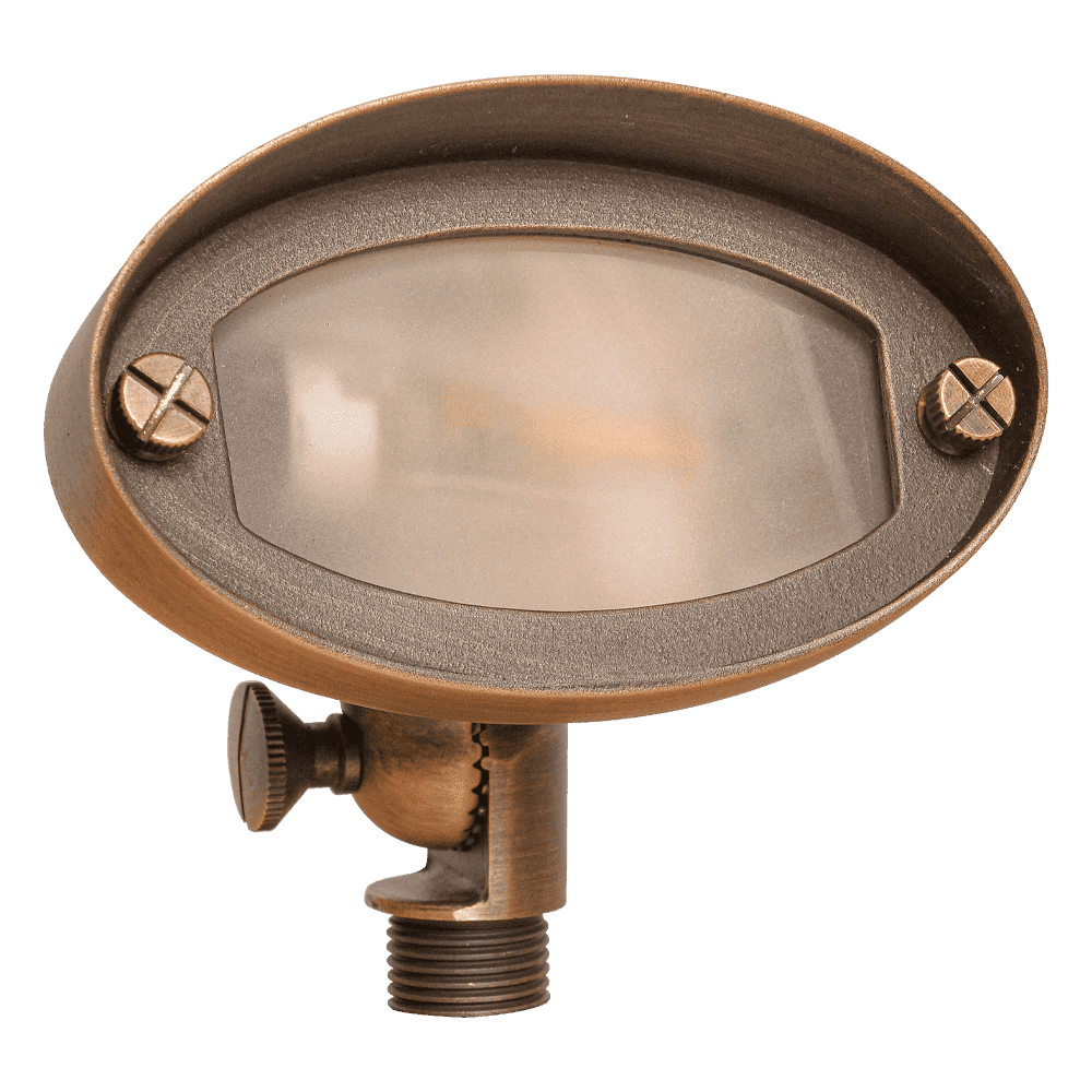 FPB03 Brass Oval LED Directional Flood Light Adjustable Lighting