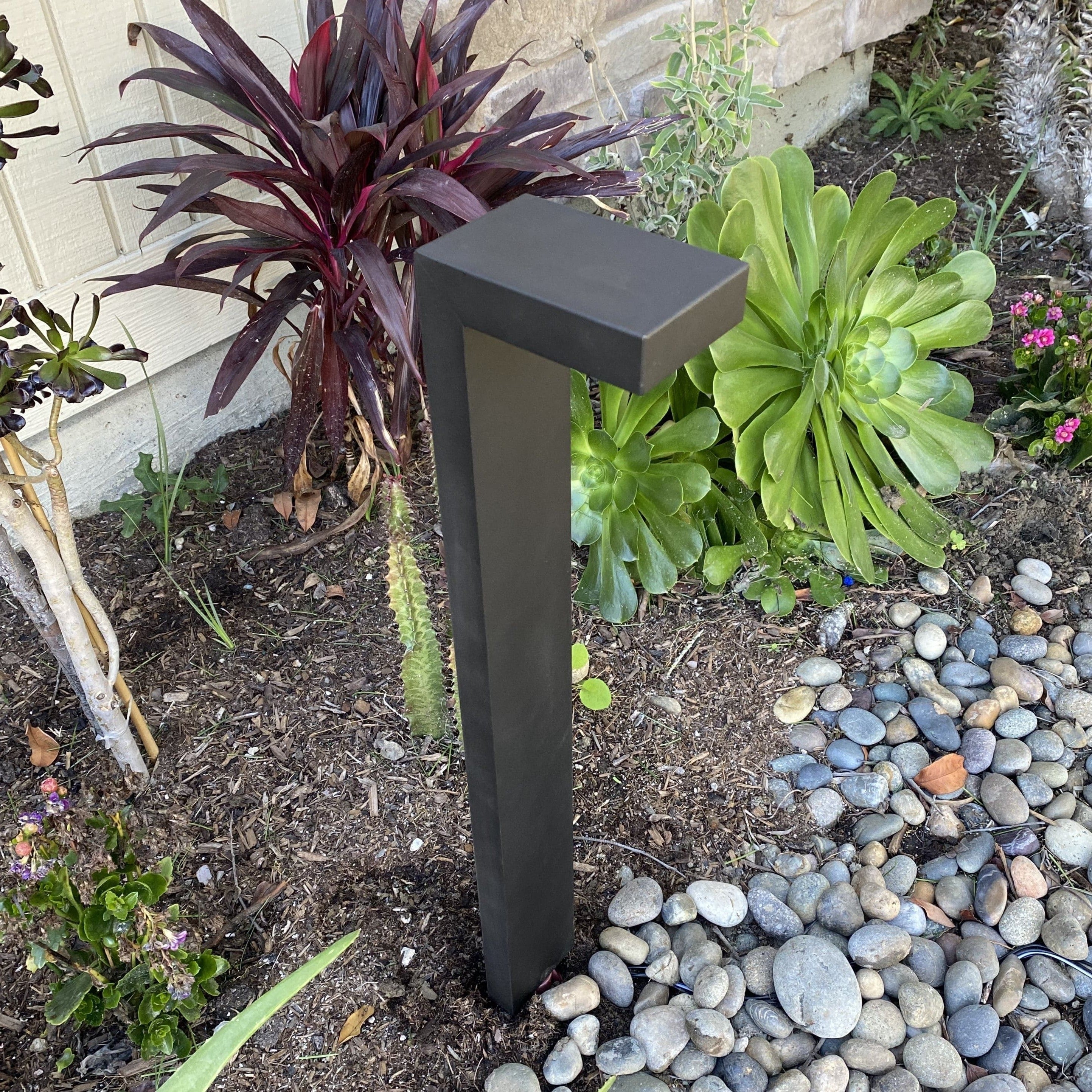 Persee Solid Brass Contemporary Pathway Light Low Voltage Outdoor Landscape Lighting