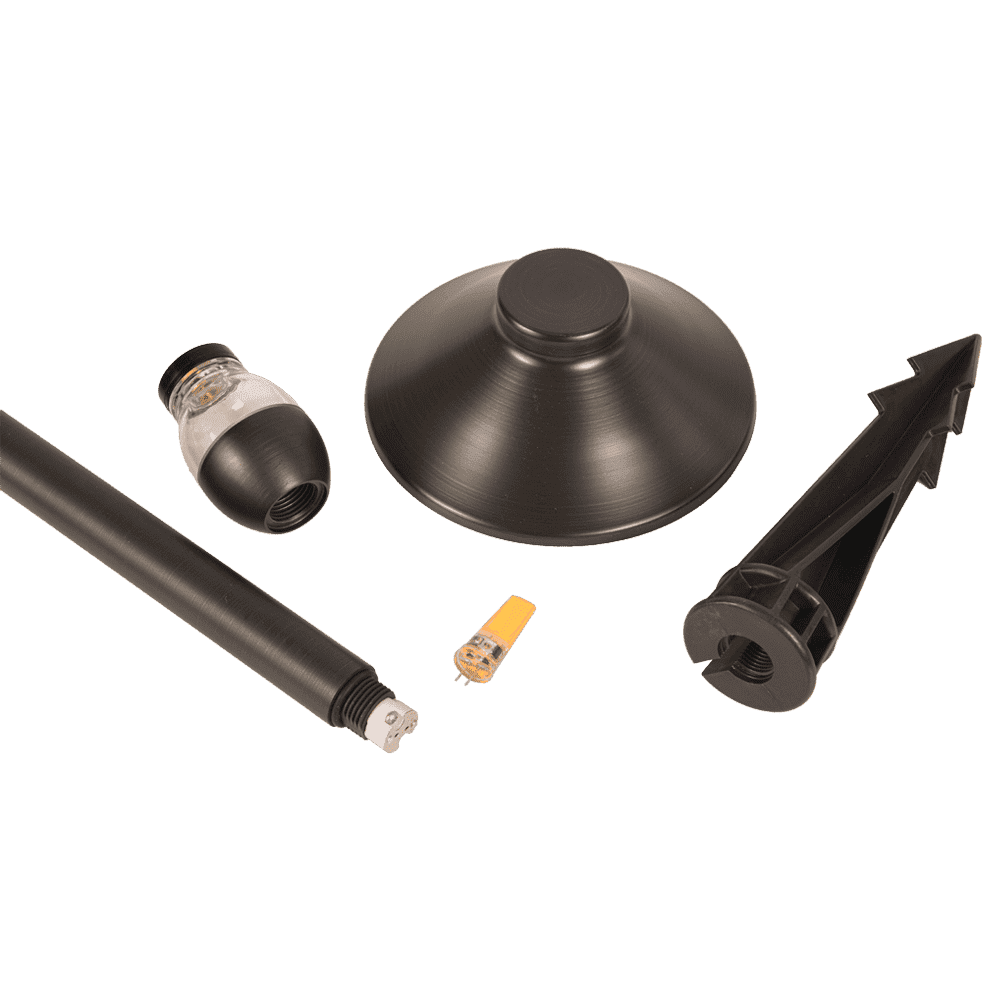 PLB02 Outdoor Garden Pathway Light | Low Voltage Brass Path Light