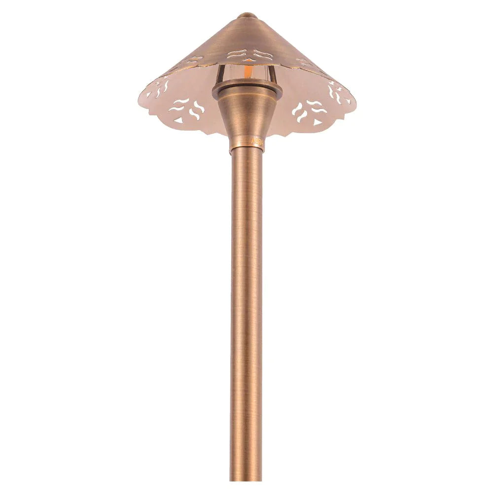 PLB12 Brass LED Low Voltage Pathway Outdoor Lighting Landscape Fixture