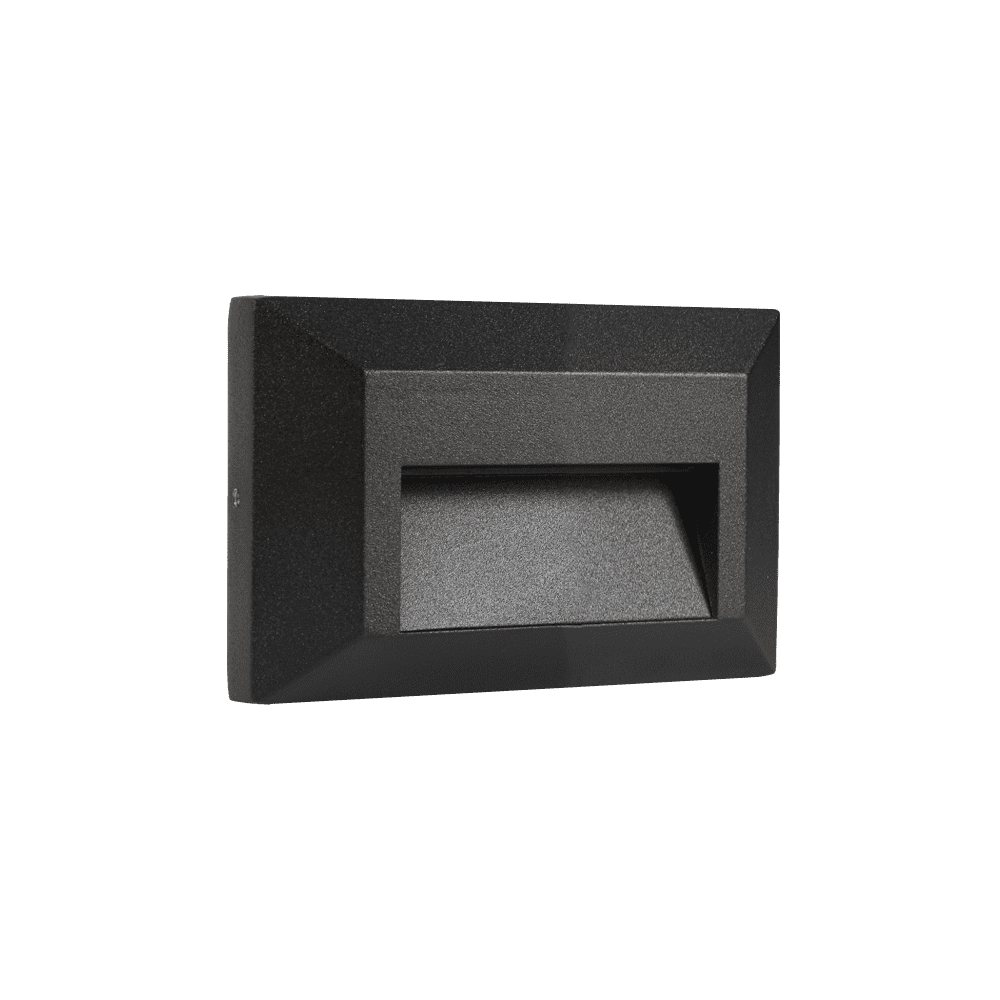 STA03 4W Low Voltage Cast Aluminum Rectangular Surface Mount LED Stair Step or Deck Light