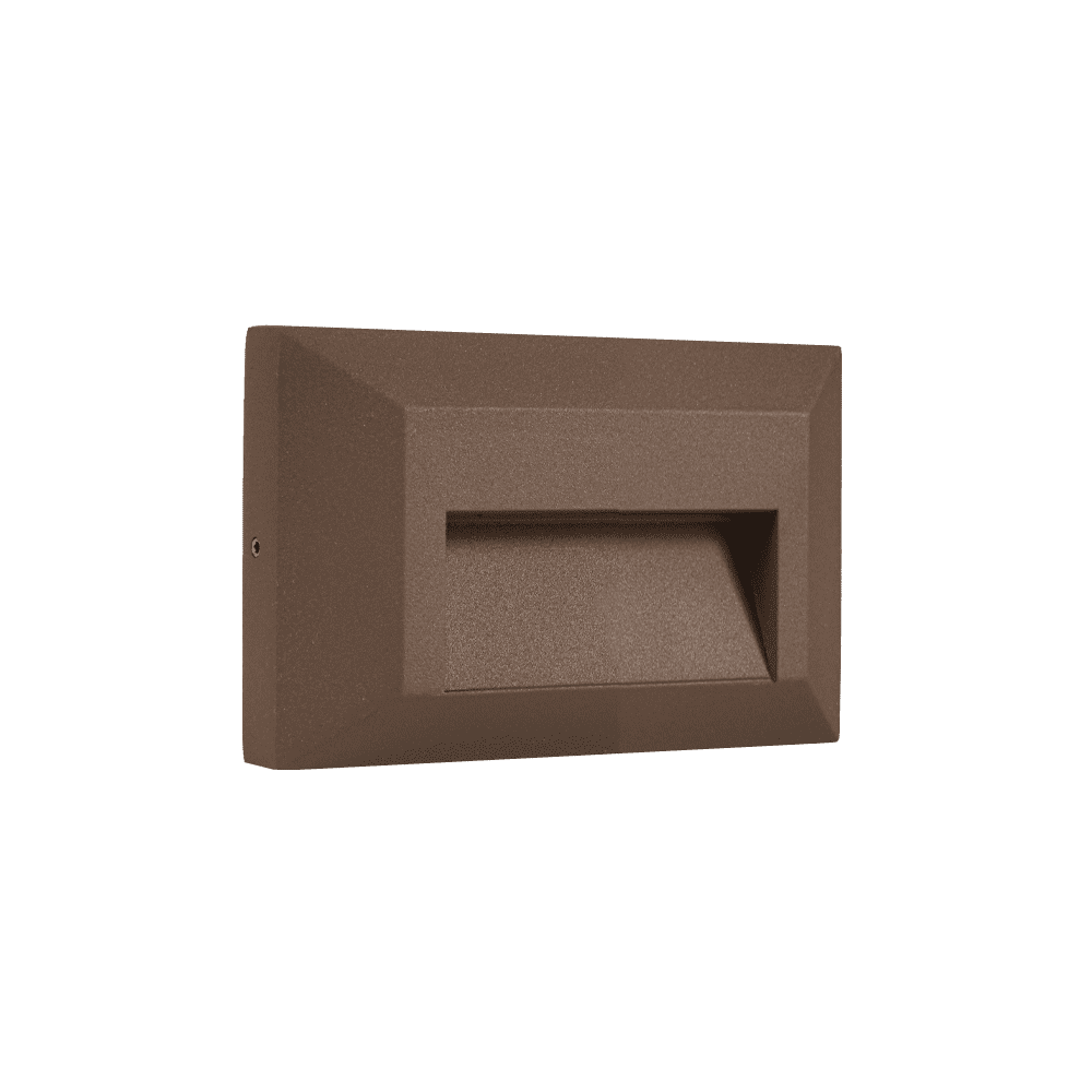 STA03 4W Low Voltage Cast Aluminum Rectangular Surface Mount LED Stair Step or Deck Light