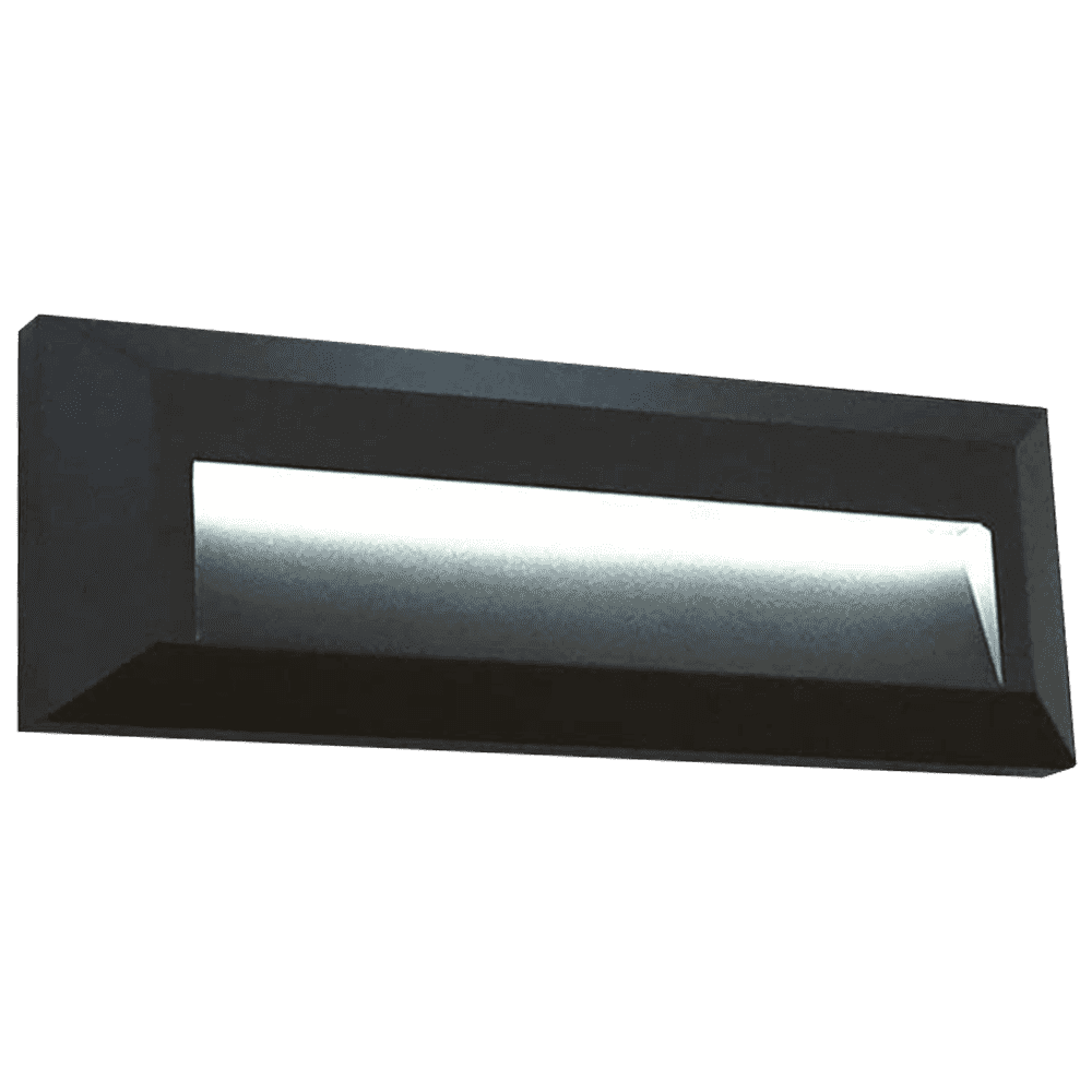 STA04 8W Low Voltage Cast Aluminum Rectangular Surface Mount LED Step or Deck Light