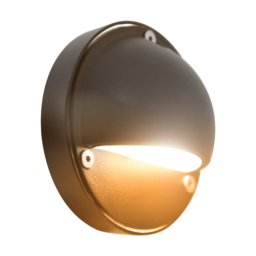 STA09 LED Round Aluminum Deck Light Surface Mount Low Voltage Landscape Lighting