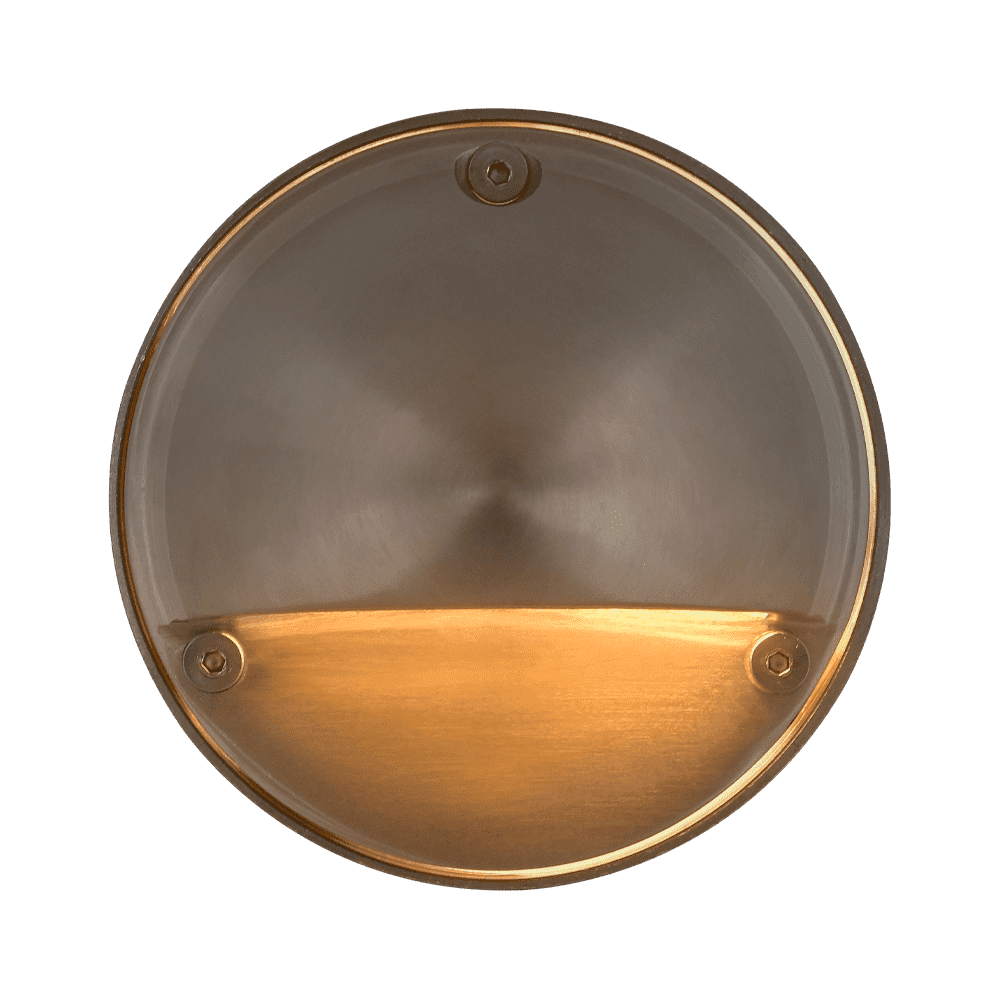 STS09 LED Round Stainless Steel Deck Light Surface Mount Low Voltage Landscape Lighting