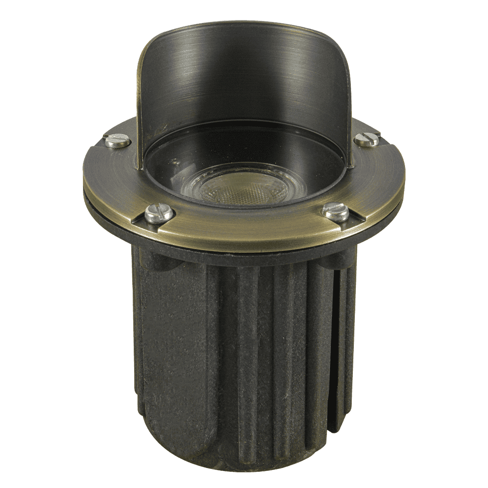 UNB03 Cast Brass Low Voltage Shielded LED In-ground Well Light IP65 Waterproof