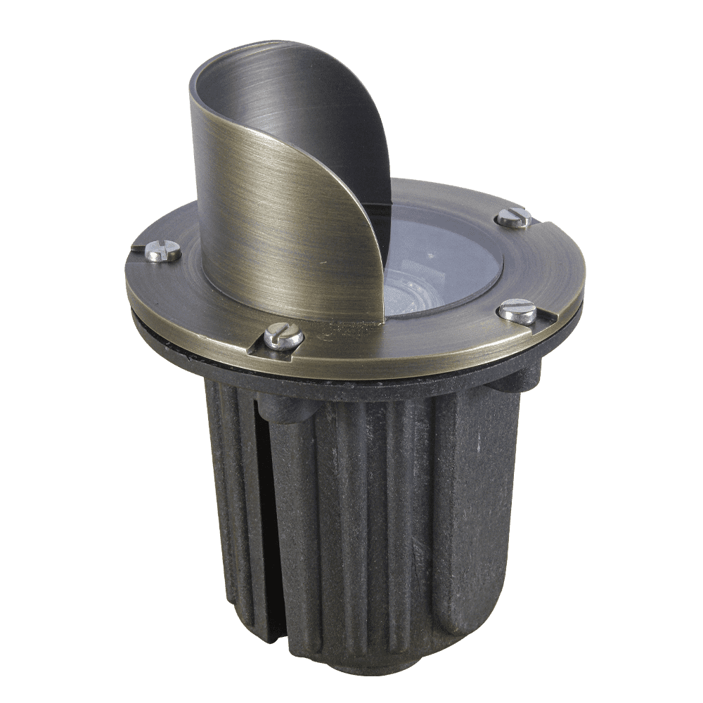 UNB03 Cast Brass Low Voltage Shielded LED In-ground Well Light IP65 Waterproof