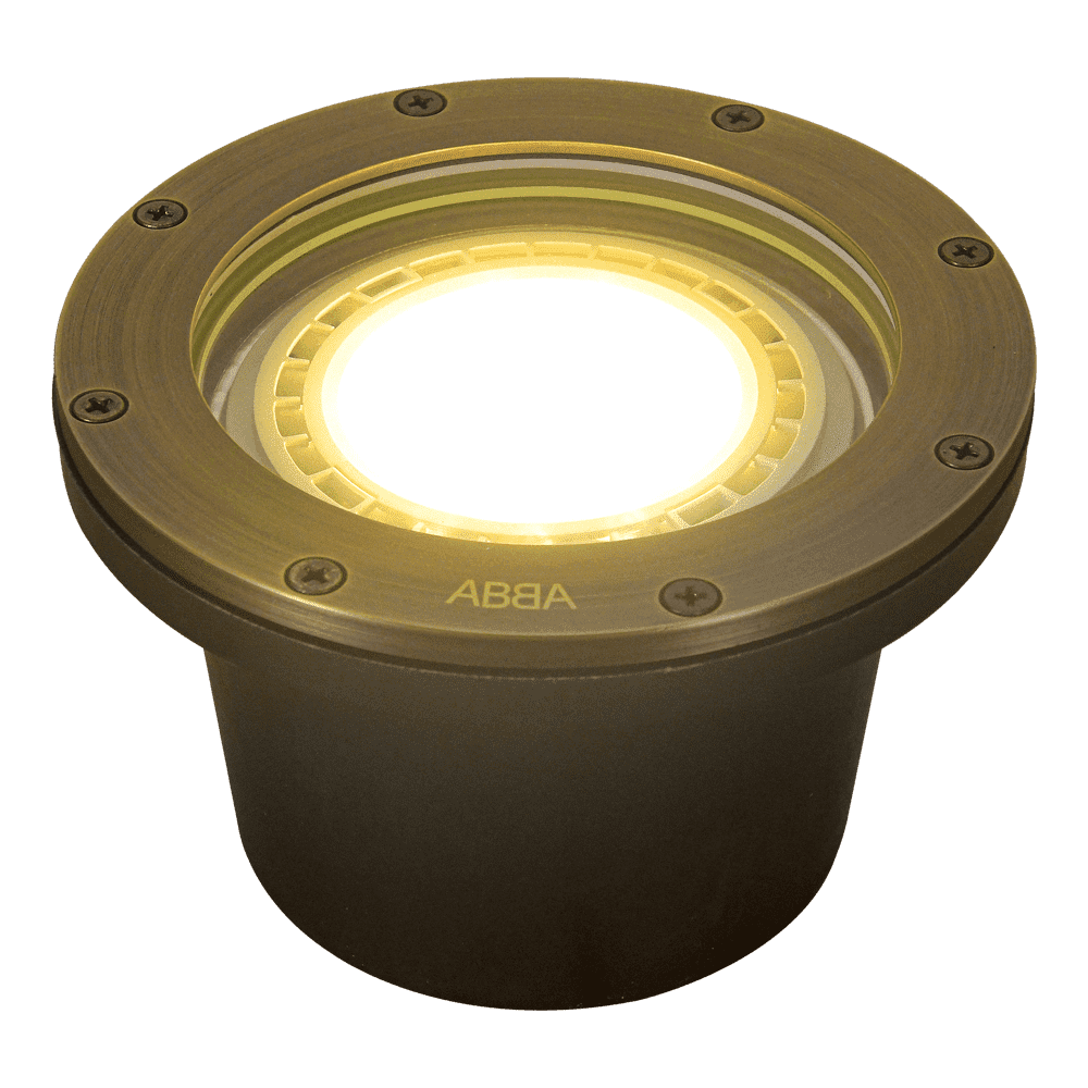UNB08 Cast Brass Low Voltage Commercial PAR36 LED In-ground Well Light IP65 Waterproof
