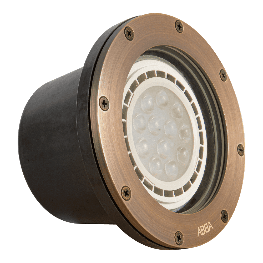 UNB08 Cast Brass Low Voltage Commercial PAR36 LED In-ground Well Light IP65 Waterproof