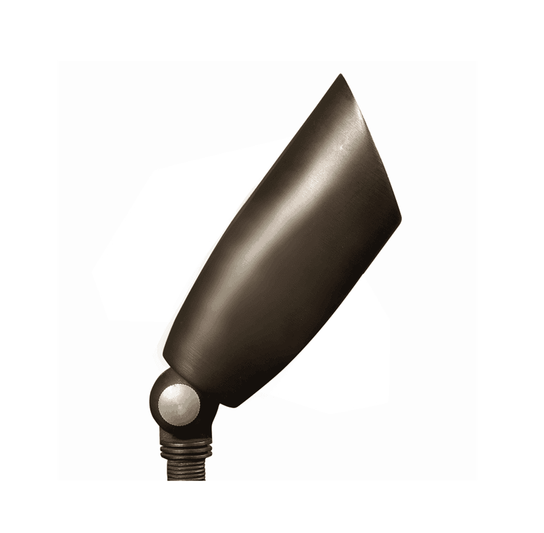 Balle Solid Cast Brass Spot Light Natural Bronze Low Voltage Outdoor Lighting