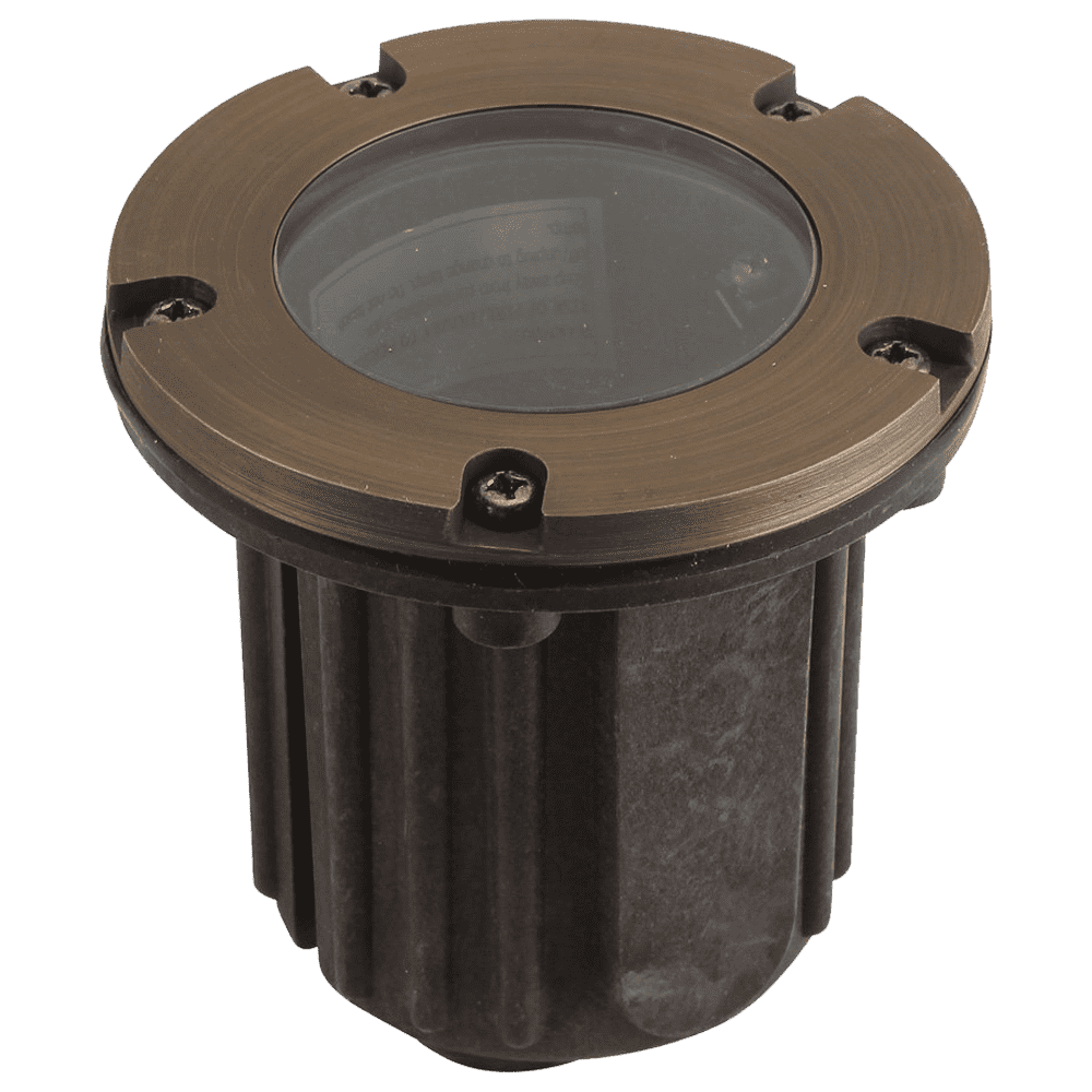 UNB04 Cast Brass Low Voltage Round LED In-Ground Well Light IP65 Waterproof