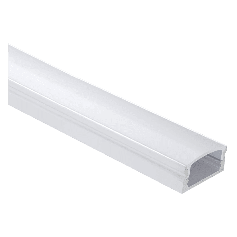 AP46M Rectangular Rail 8 ft Aluminum Channel 10 Pack LED Strip Light Cover End Caps