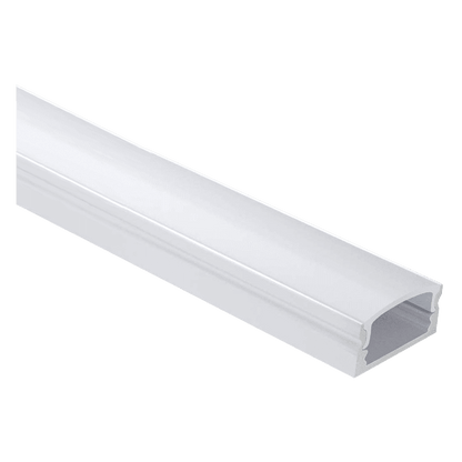AP46M Rectangular Rail 8 ft Aluminum Channel 10 Pack LED Strip Light Cover End Caps