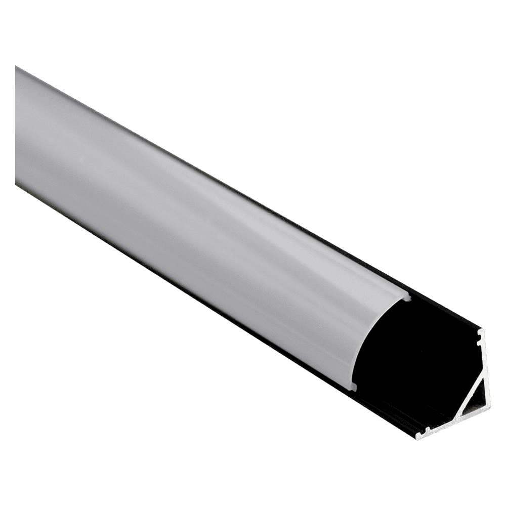 AP59 Corner 8 ft Aluminum Channel 10 Pack LED Strip Light Cover End Caps