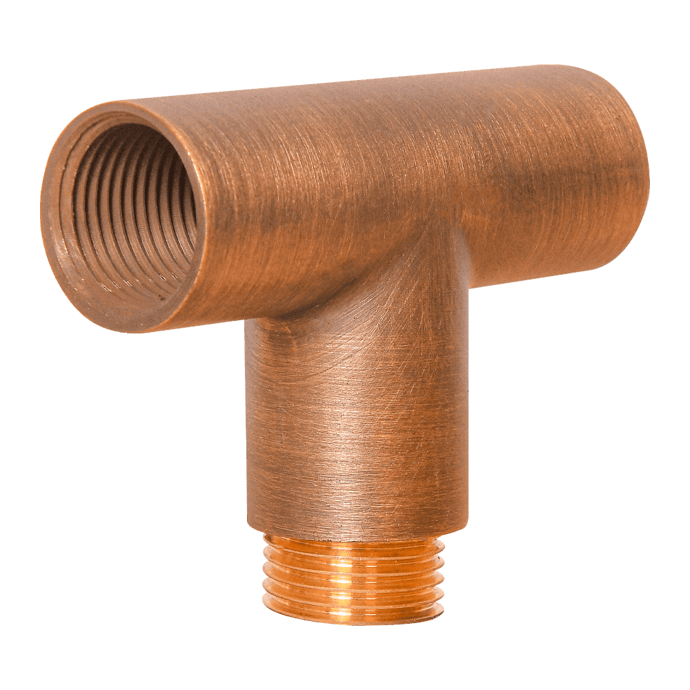 BRT1 - Brass T-Bar Coupling Accessory for Post/Path Light Fixtures