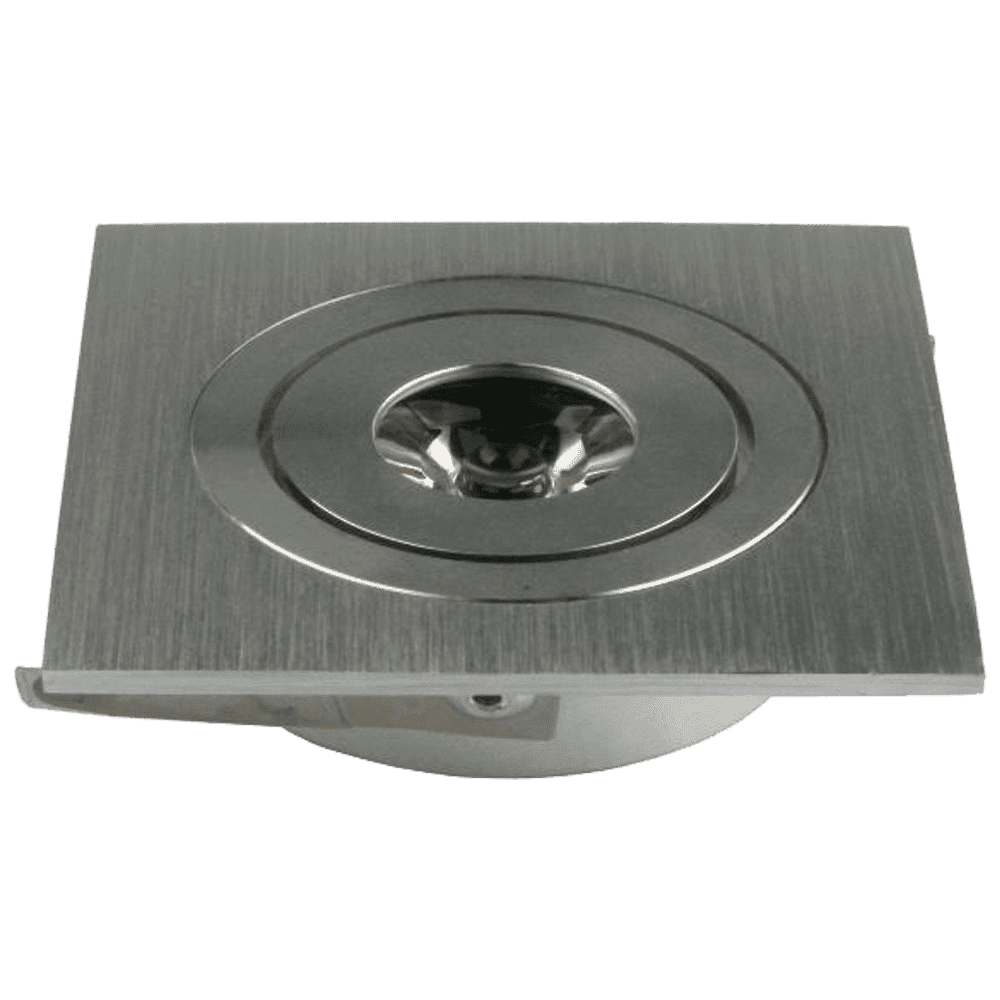 CB06 Dimmable Recessed Square Cast Aluminum LED Puck Light Cabinet Downlighting