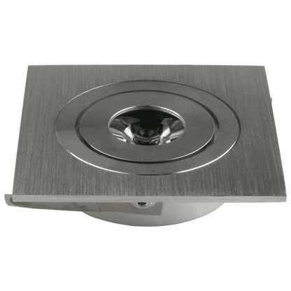 CB06 Dimmable Recessed Square Cast Aluminum LED Puck Light Cabinet Downlighting
