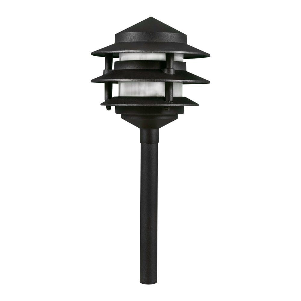 CDPA52 3W 12V AC/DC Aluminum Low Voltage Landscape Lighting 3 Tier Pagoda Path Light