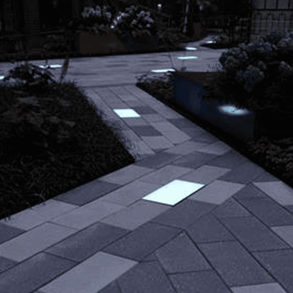 CRG31 Low Voltage In Ground RGB or WW LED Brick Paver Light Rectangle IP67 Waterproof