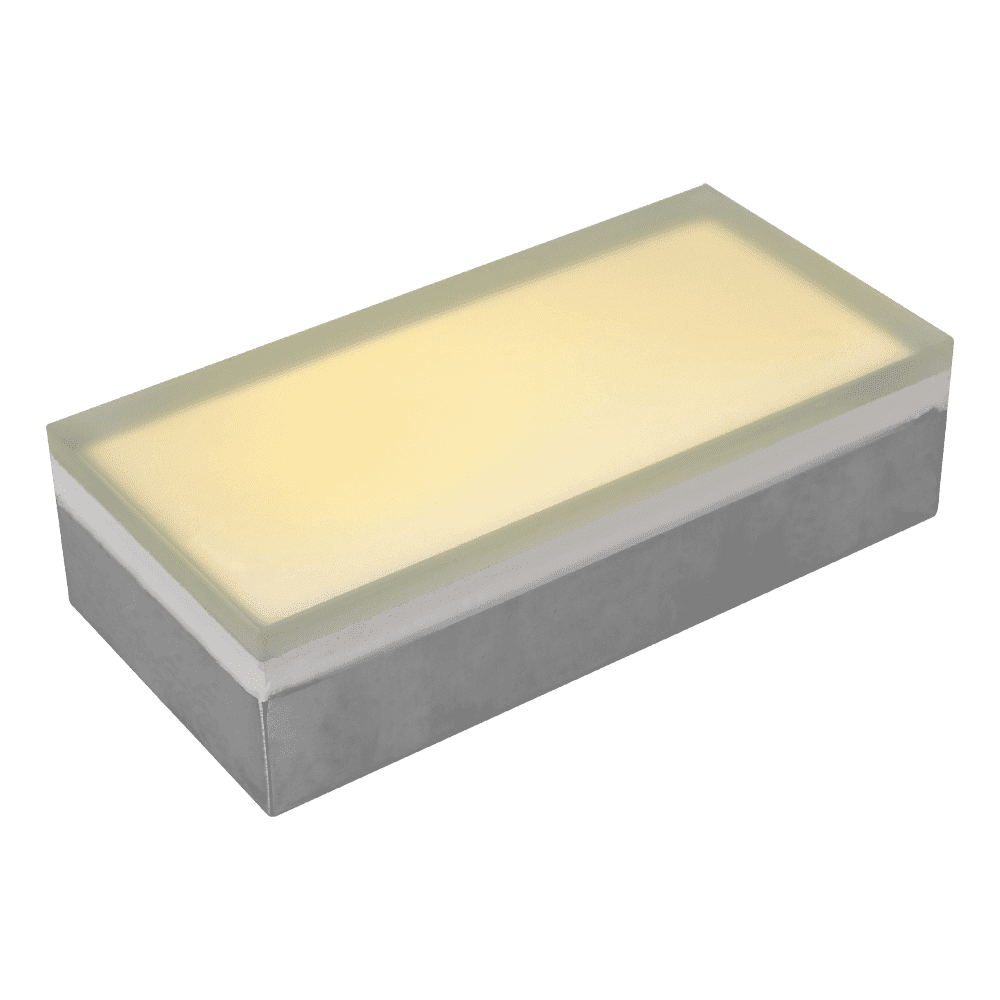 CRG31 Low Voltage In Ground RGB or WW LED Brick Paver Light Rectangle IP67 Waterproof