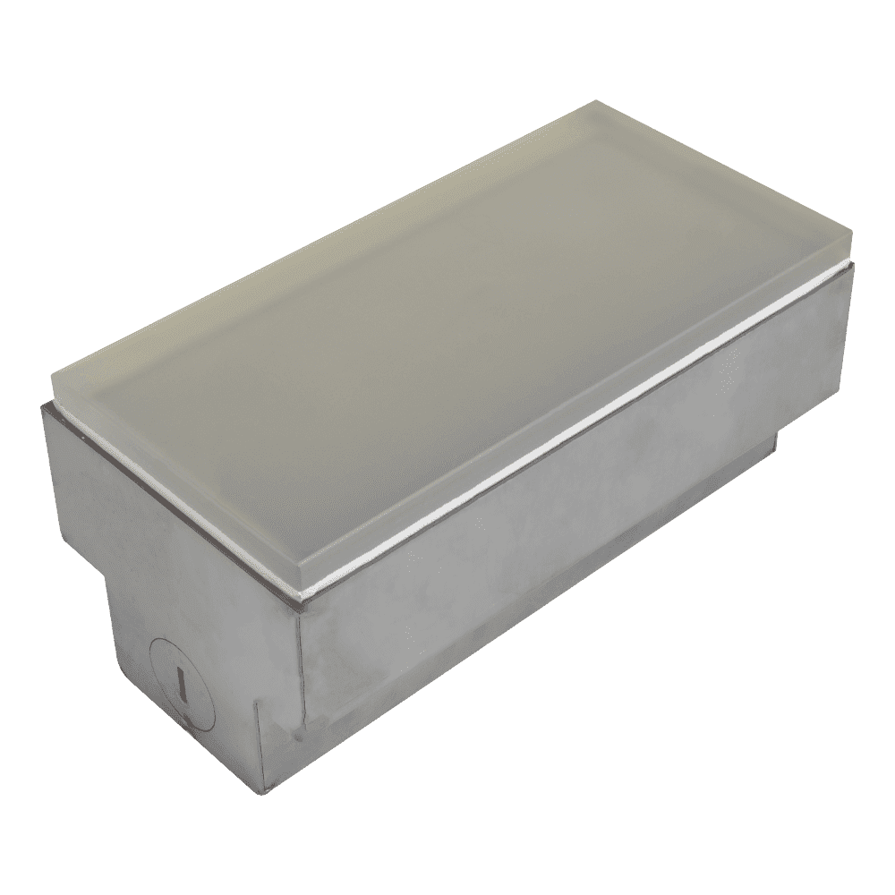 CRG31 Low Voltage In Ground RGB or WW LED Brick Paver Light Rectangle IP67 Waterproof