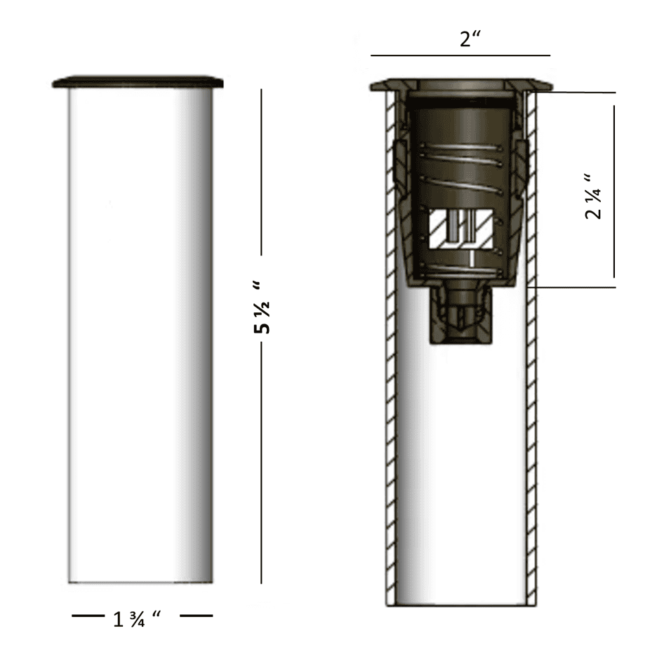 Crete Flat Cover Solid Cast Brass Mini In-ground / Deck / Recessed Light Low Voltage Outdoor Lighting