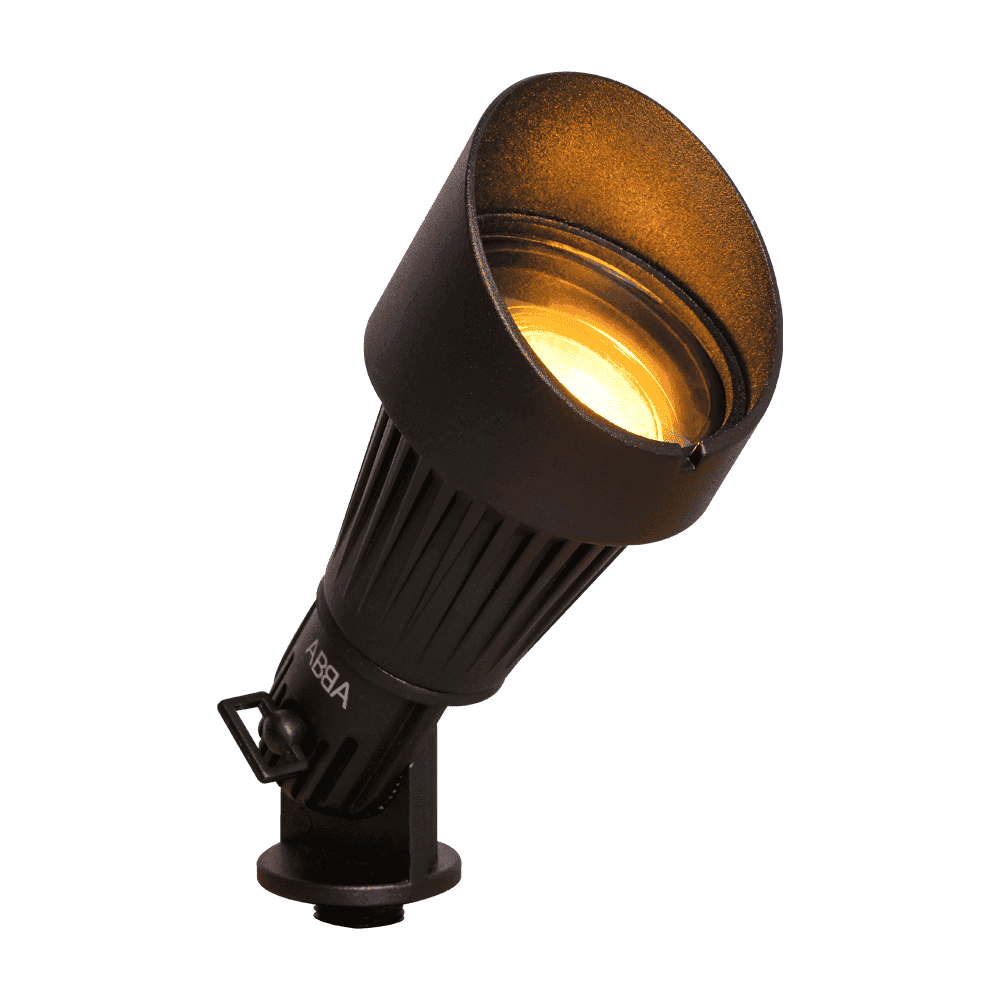 DL02 20 Pack Low Voltage Waterproof LED Outdoor Spotlight Directional Monopoint Lighting 5W 3000K Bulb