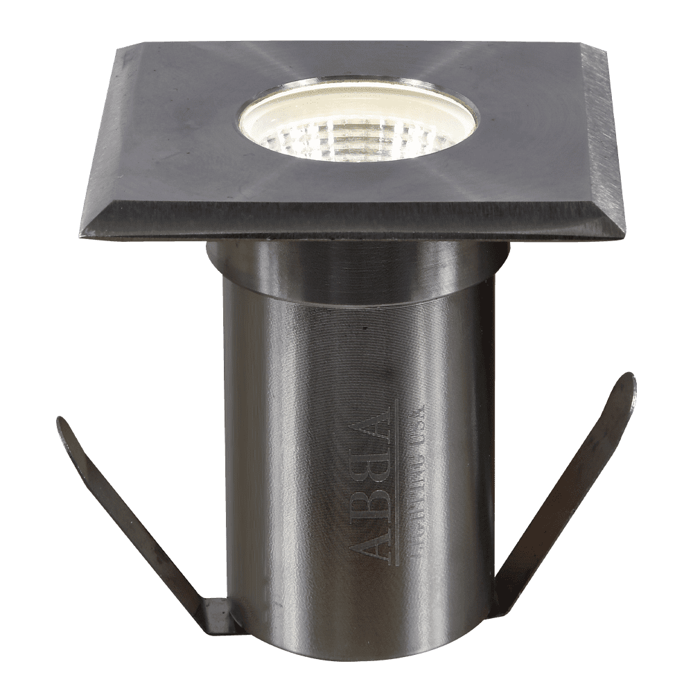 DMS52 3W COB LED Square Top Stainless Steel Waterproof In-Ground Landscape Well Light