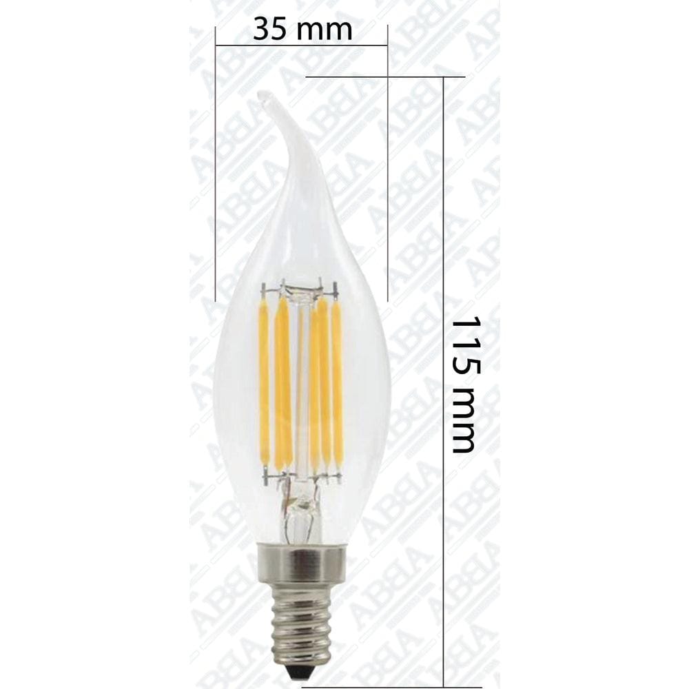 E12 3W LED Filament Candelabra Outdoor Bulbs Dimmable Energy Saving Light Bulb