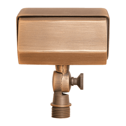 FPB01 Brass Rectangular LED Directional Flood Light Adjustable Lighting