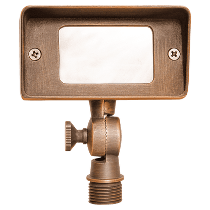 FPB01 Brass Rectangular LED Directional Flood Light Adjustable Lighting