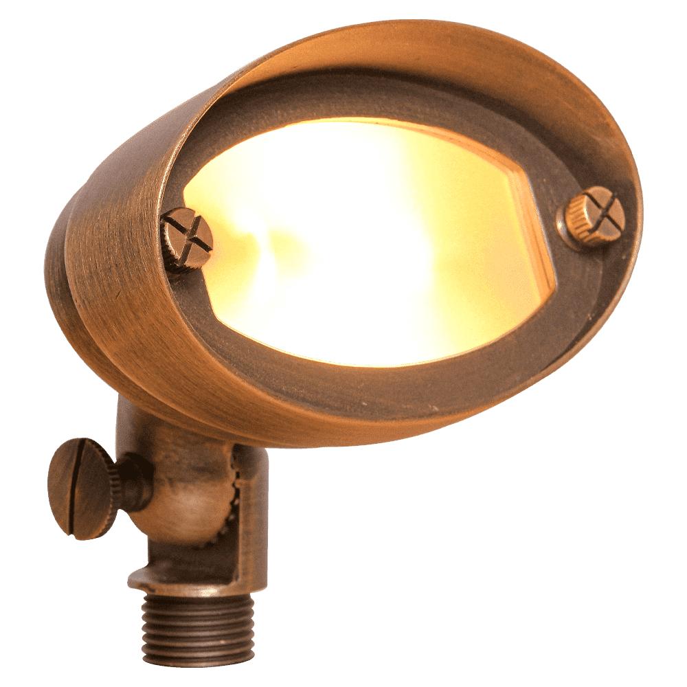 FPB03 Brass Oval LED Directional Flood Light Adjustable Lighting