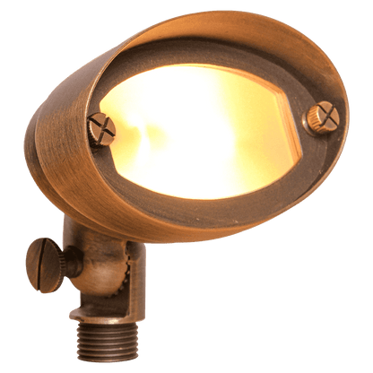 FPB03 Brass Oval LED Directional Flood Light Adjustable Lighting