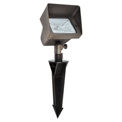 FPB05 Cast Brass Rectangular LED Directional Flood Light Adjustable Landscape Lighting