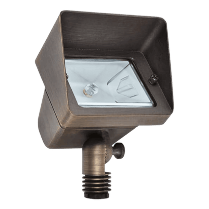 FPB05 Cast Brass Rectangular LED Directional Flood Light Adjustable Landscape Lighting