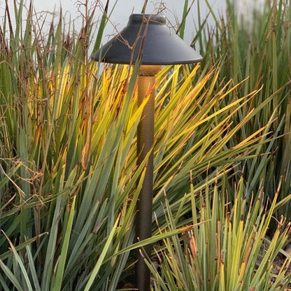 PLB02 Outdoor Garden Pathway Light | Low Voltage Brass Path Light