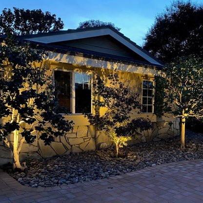 Finesse Solid Cast Brass Accent Spot Light Natural Bronze Low Voltage Outdoor Lighting
