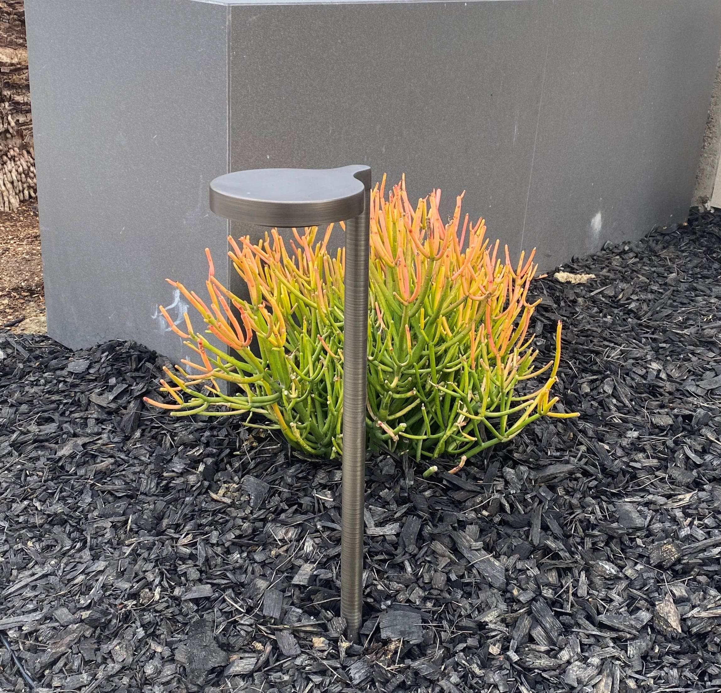 Meridianne Cast Brass Modern Spread Path Light Low Voltage Outdoor Landscape Lighting