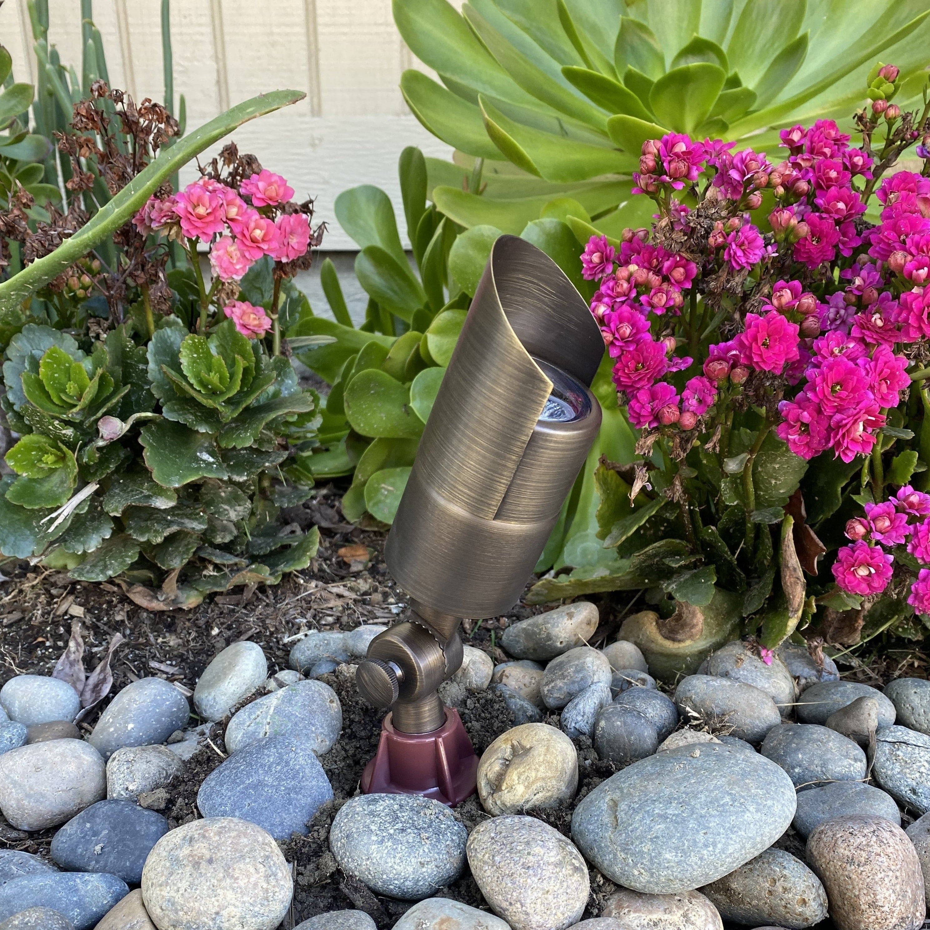 Eifel Natural Bronze Solid Brass Accent Spot Light Low Voltage Outdoor Lighting