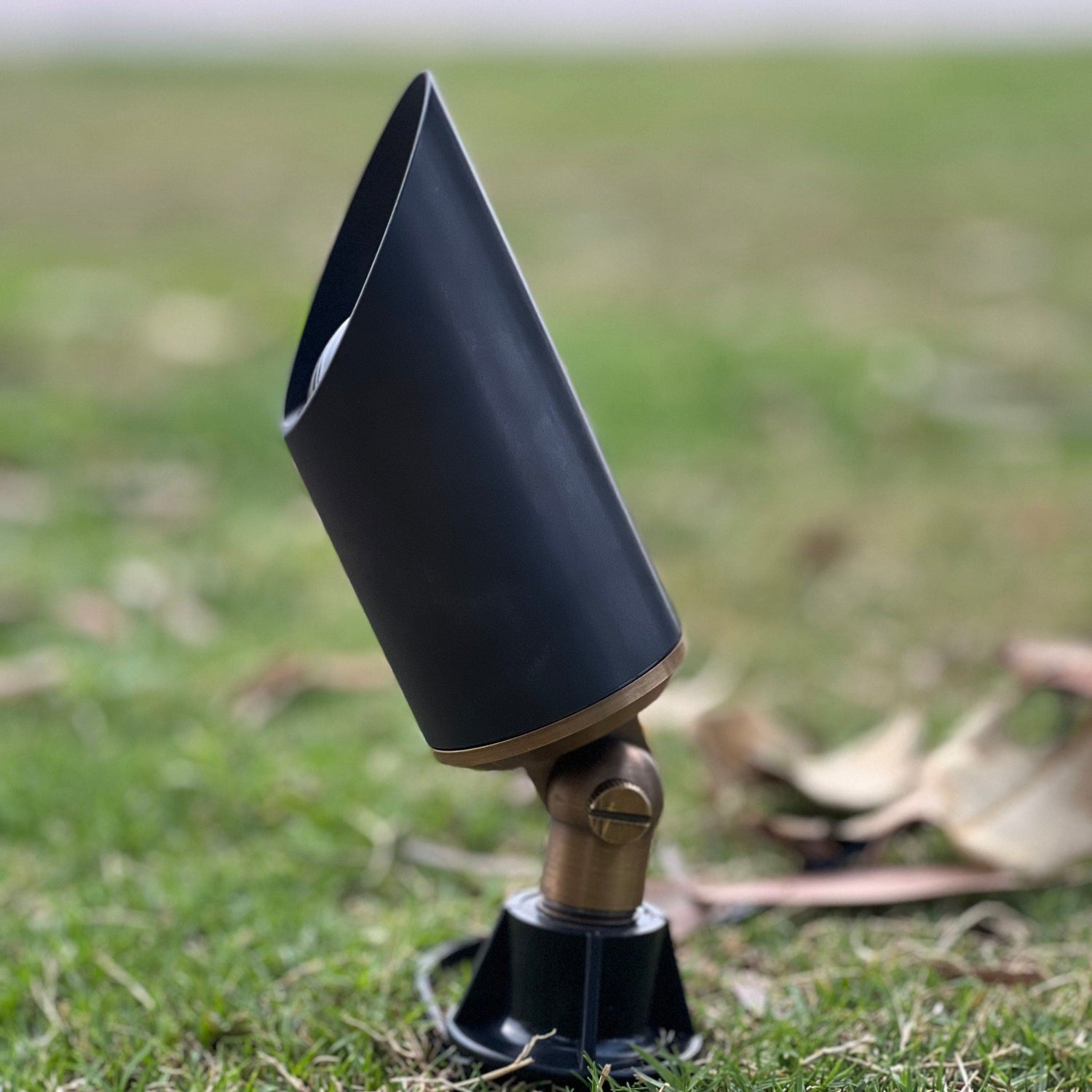 Stelvio Black Brass Spotlight Low Voltage Landscape Lighting 12V
