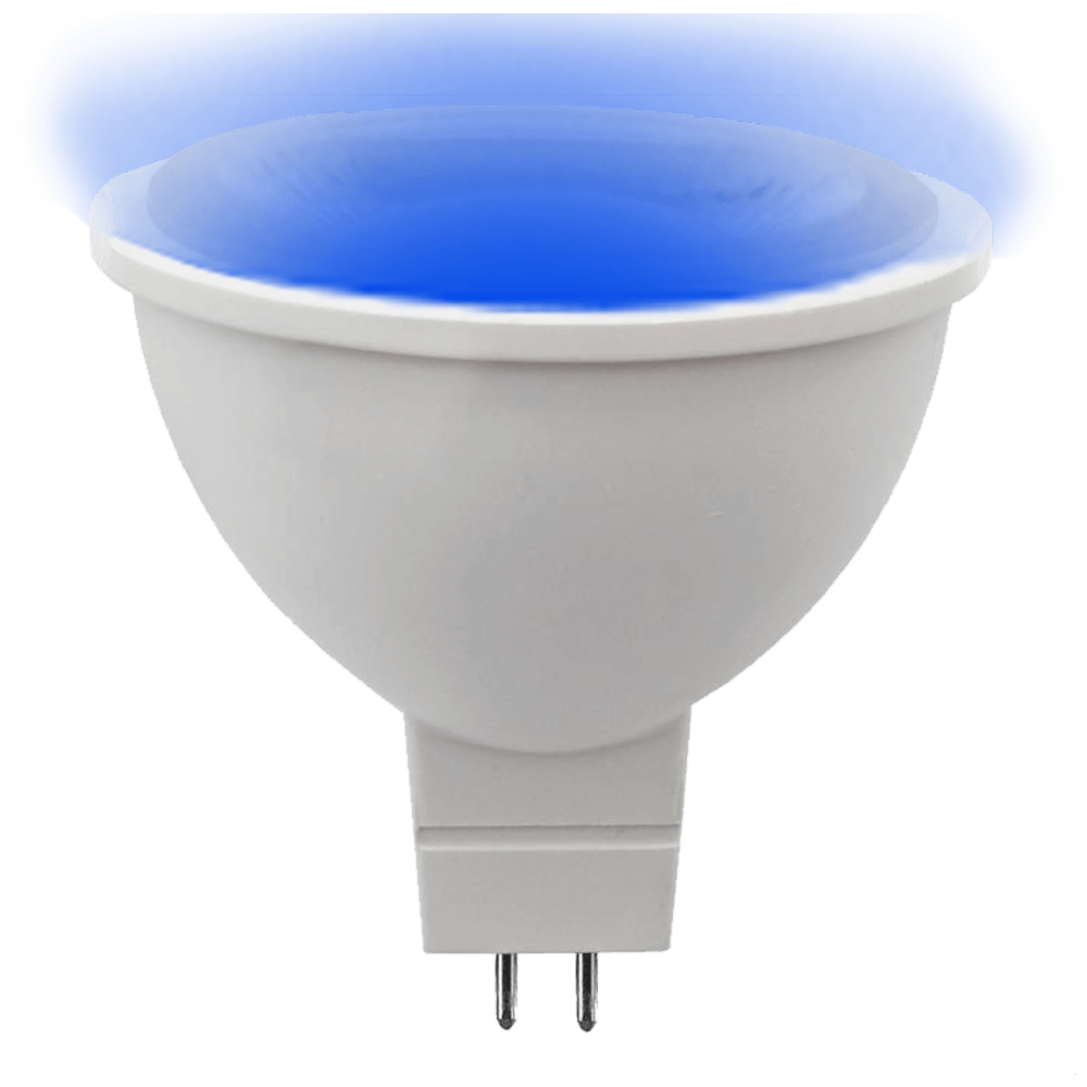 Single Color MR16 Red, Green, or Blue Energy Saving Waterproof 12V Outdoor LED Light Bulb