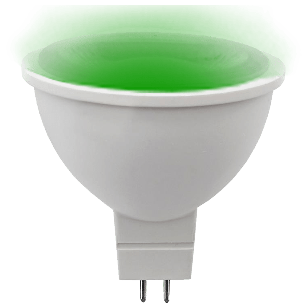 Single Color MR16 Red, Green, or Blue Energy Saving Waterproof 12V Outdoor LED Light Bulb