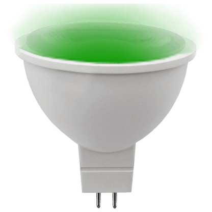 Single Color MR16 Red, Green, or Blue Energy Saving Waterproof 12V Outdoor LED Light Bulb