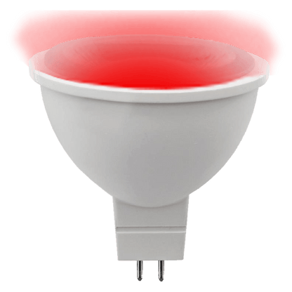 Single Color MR16 Red, Green, or Blue Energy Saving Waterproof 12V Outdoor LED Light Bulb