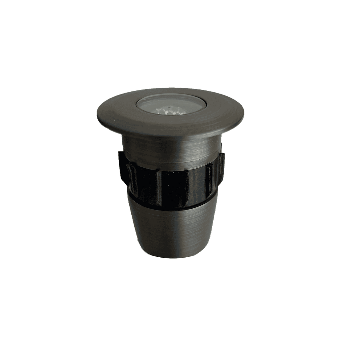 Crete Flat Cover Solid Cast Brass Mini In-ground / Deck / Recessed Light Low Voltage Outdoor Lighting