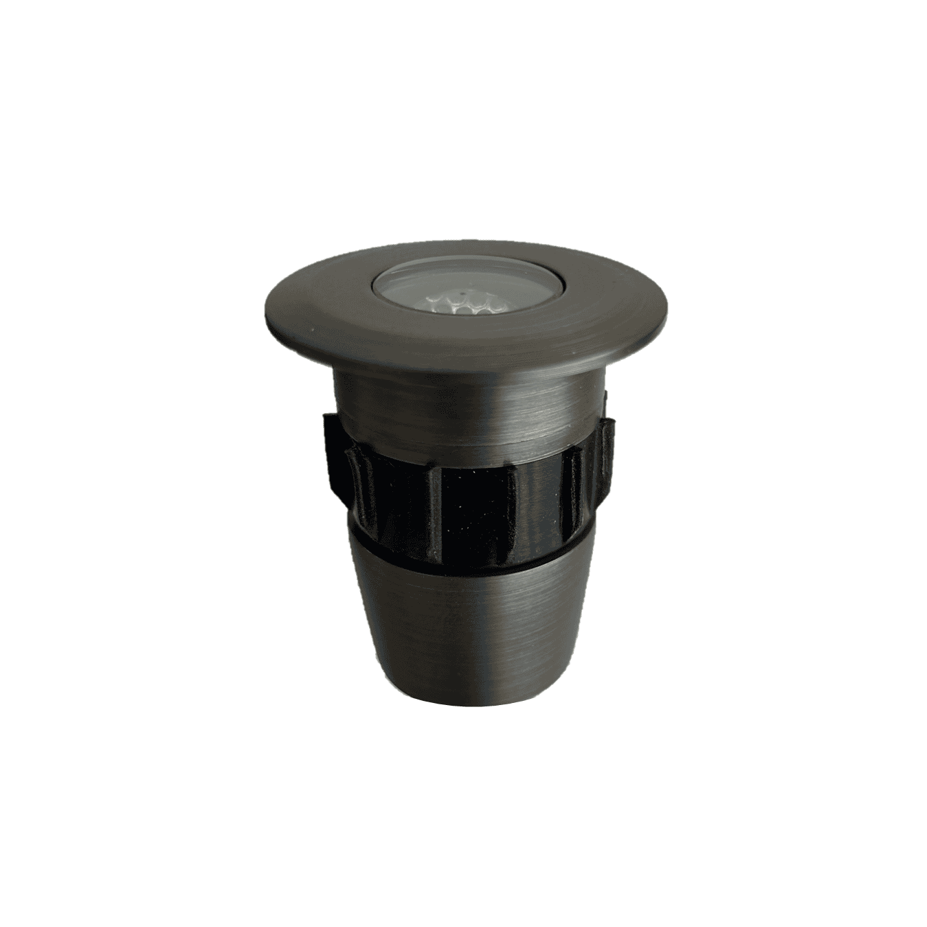 Crete Flat Cover Solid Cast Brass Mini In-ground / Deck / Recessed Light Low Voltage Outdoor Lighting