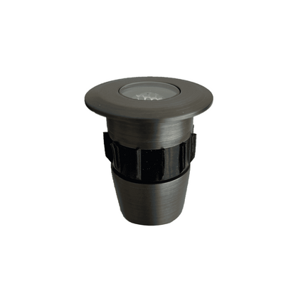 Crete Flat Cover Solid Cast Brass Mini In-ground / Deck / Recessed Light Low Voltage Outdoor Lighting