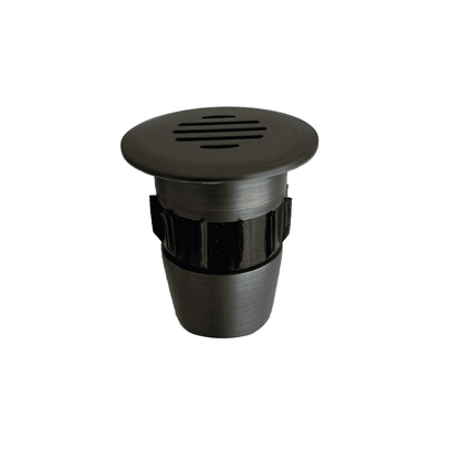 Luffa Louvered Solid Cast Brass Mini In-ground / Deck / Recessed Light Low Voltage Outdoor Landscape Lighting